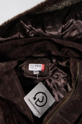 Dámska kožená bunda  Nkd, Veľkosť M, Farba Hnedá, Cena  15,17 €