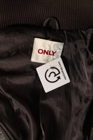 Dámska kožená bunda  ONLY, Veľkosť S, Farba Hnedá, Cena  22,14 €