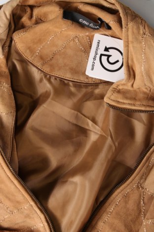 Dámská kožená bunda  One Two, Velikost M, Barva Béžová, Cena  407,00 Kč