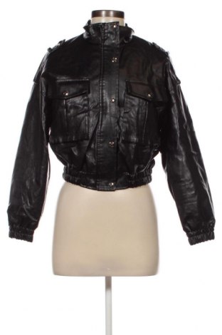Dámska kožená bunda  SHEIN, Veľkosť S, Farba Čierna, Cena  8,61 €