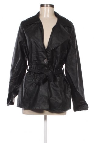 Γυναικείο δερμάτινο μπουφάν Today, Μέγεθος XL, Χρώμα Μαύρο, Τιμή 21,52 €