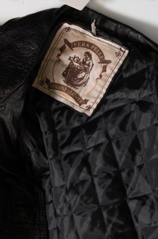 Γυναικείο δερμάτινο μπουφάν Vera Pelle, Μέγεθος XL, Χρώμα Μαύρο, Τιμή 41,04 €