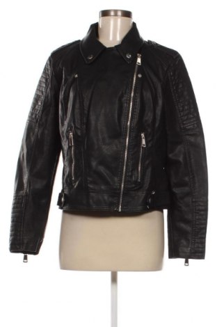 Damen Lederjacke Vero Moda, Größe XL, Farbe Schwarz, Preis 34,24 €