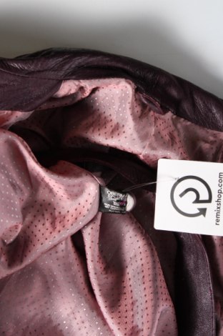 Γυναικείο δερμάτινο μπουφάν Vintage, Μέγεθος M, Χρώμα Βιολετί, Τιμή 31,11 €