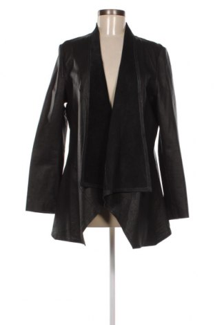 Γυναικείο δερμάτινο μπουφάν Wauw Capow, Μέγεθος L, Χρώμα Μαύρο, Τιμή 64,11 €