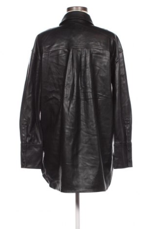 Γυναικείο δερμάτινο μπουφάν Zara, Μέγεθος M, Χρώμα Μαύρο, Τιμή 17,94 €
