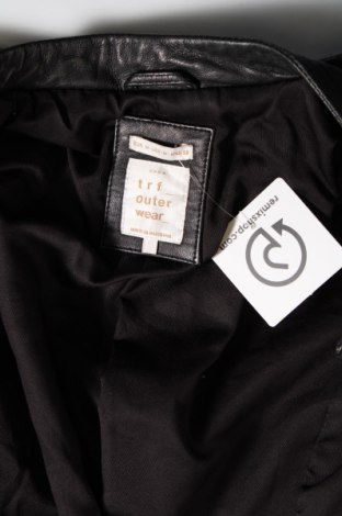 Γυναικείο δερμάτινο μπουφάν Zara Trafaluc, Μέγεθος M, Χρώμα Μαύρο, Τιμή 39,59 €