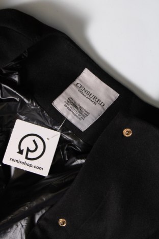 Palton de femei Censured, Mărime L, Culoare Negru, Preț 72,37 Lei