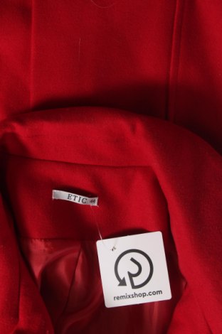 Γυναικείο παλτό ETIC, Μέγεθος M, Χρώμα Κόκκινο, Τιμή 17,16 €