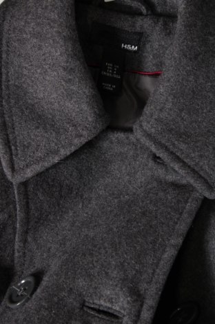 Дамско палто H&M, Размер XS, Цвят Сив, Цена 70,62 лв.