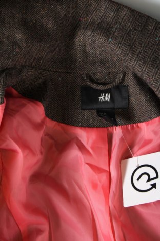 Дамско палто H&M, Размер XS, Цвят Кафяв, Цена 16,05 лв.