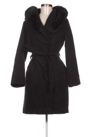 Дамско палто H&M, Размер S, Цвят Черен, Цена 28,89 лв.