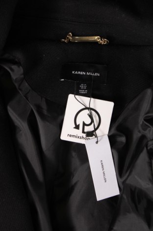 Дамско палто Karen Millen, Размер L, Цвят Черен, Цена 275,52 лв.