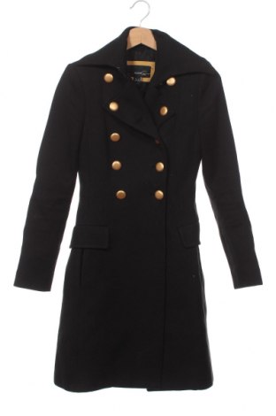 Дамско палто Mango, Размер XS, Цвят Черен, Цена 28,43 лв.