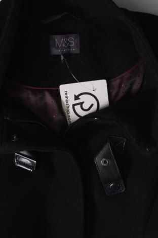 Γυναικείο παλτό Marks & Spencer, Μέγεθος M, Χρώμα Μαύρο, Τιμή 13,75 €