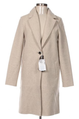 Дамско палто ONLY, Размер S, Цвят Бежов, Цена 53,20 лв.