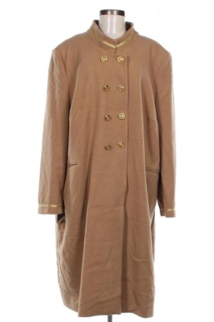 Дамско палто Pompoos Design By Harald Gloockler, Размер 3XL, Цвят Кафяв, Цена 45,60 лв.