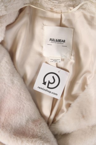 Palton de femei Pull&Bear, Mărime M, Culoare Ecru, Preț 82,29 Lei