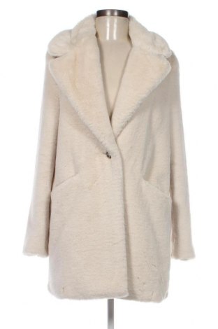 Дамско палто Pull&Bear, Размер M, Цвят Екрю, Цена 32,26 лв.