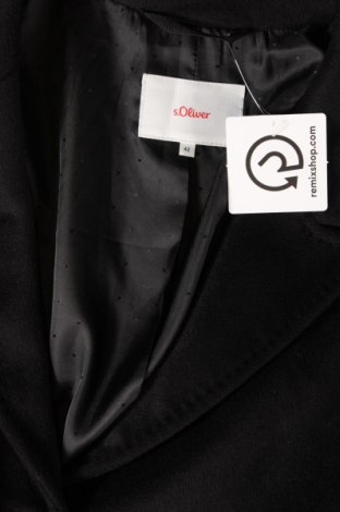 Дамско палто S.Oliver, Размер L, Цвят Черен, Цена 54,72 лв.