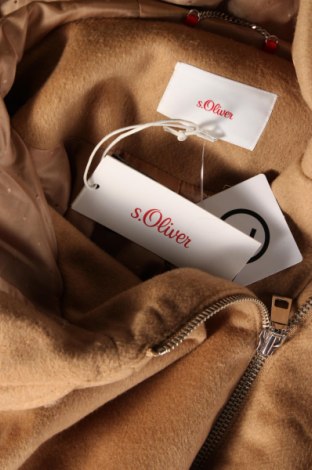 Дамско палто S.Oliver, Размер L, Цвят Кафяв, Цена 117,20 лв.