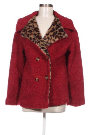 Дамско палто SHEIN, Размер M, Цвят Червен, Цена 11,52 лв.