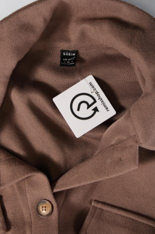 Γυναικείο παλτό SHEIN, Μέγεθος XL, Χρώμα Καφέ, Τιμή 6,73 €