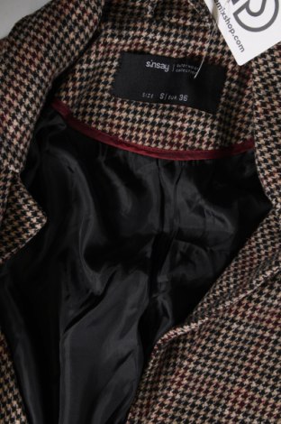 Γυναικείο παλτό Sinsay, Μέγεθος S, Χρώμα Πολύχρωμο, Τιμή 17,42 €
