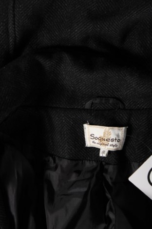Γυναικείο παλτό Soquesto, Μέγεθος L, Χρώμα Μαύρο, Τιμή 9,93 €
