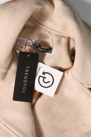 Γυναικείο παλτό Trendyol, Μέγεθος S, Χρώμα  Μπέζ, Τιμή 40,58 €