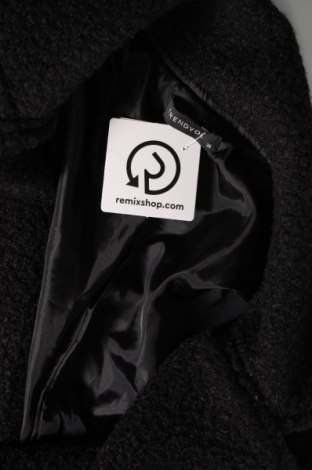 Дамско палто Trendyol, Размер S, Цвят Черен, Цена 56,99 лв.
