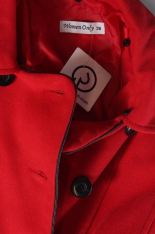 Γυναικείο παλτό Women Only, Μέγεθος S, Χρώμα Κόκκινο, Τιμή 37,52 €
