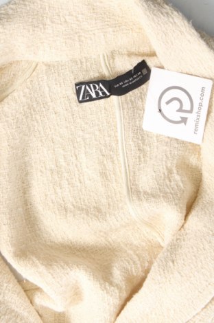 Дамско палто Zara, Размер XS, Цвят Екрю, Цена 67,74 лв.