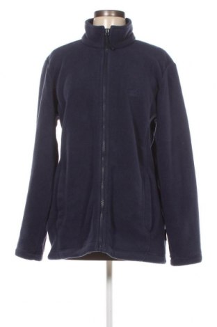 Γυναικεία ζακέτα fleece Jack Wolfskin, Μέγεθος XL, Χρώμα Μπλέ, Τιμή 21,03 €