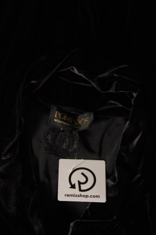 Дамско полo Pompoos Design By Harald Gloockler, Размер M, Цвят Черен, Цена 13,94 лв.