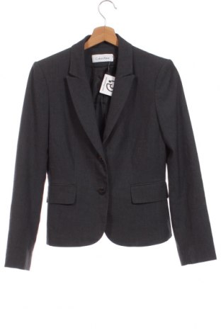 Дамско сако Calvin Klein, Размер XS, Цвят Сив, Цена 54,91 лв.