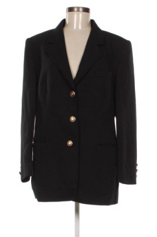 Γυναικείο σακάκι Delmod, Μέγεθος L, Χρώμα Μαύρο, Τιμή 12,61 €