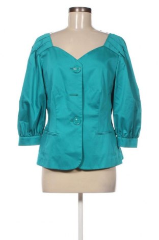 Γυναικείο σακάκι Luisa Spagnoli, Μέγεθος L, Χρώμα Πράσινο, Τιμή 79,79 €