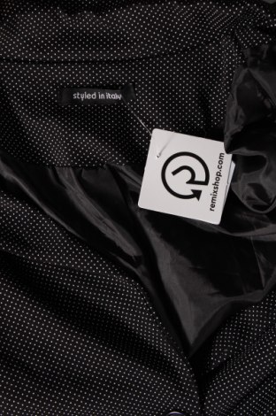 Γυναικείο σακάκι Styled In Italy, Μέγεθος XXL, Χρώμα Μαύρο, Τιμή 27,22 €