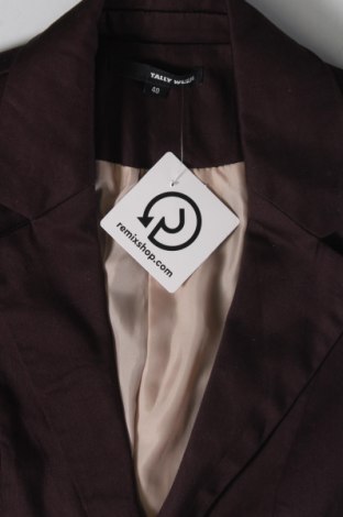 Γυναικείο σακάκι Tally Weijl, Μέγεθος M, Χρώμα Καφέ, Τιμή 4,08 €