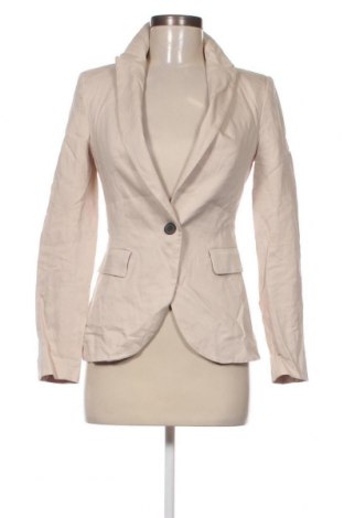 Γυναικείο σακάκι Zara, Μέγεθος XS, Χρώμα  Μπέζ, Τιμή 11,99 €