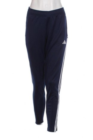 Γυναικείο αθλητικό παντελόνι Adidas, Μέγεθος M, Χρώμα Μπλέ, Τιμή 26,91 €