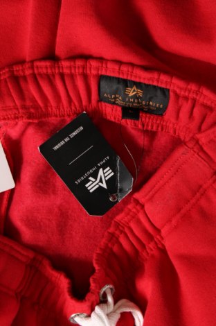 Damskie spodnie sportowe Alpha Industries, Rozmiar XL, Kolor Czerwony, Cena 231,89 zł