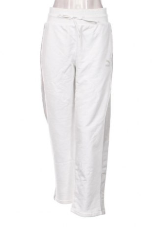 Γυναικείο αθλητικό παντελόνι PUMA, Μέγεθος L, Χρώμα Λευκό, Τιμή 24,22 €