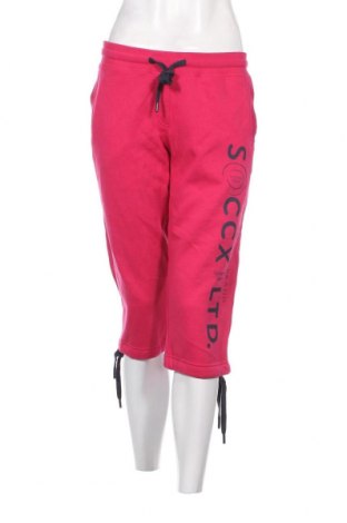 Γυναικείο αθλητικό παντελόνι Soccx, Μέγεθος S, Χρώμα Ρόζ , Τιμή 15,25 €