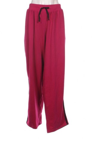 Γυναικείο αθλητικό παντελόνι Ulla Popken, Μέγεθος 3XL, Χρώμα Ρόζ , Τιμή 17,94 €