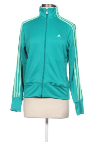 Дамско спортно горнище Adidas, Размер M, Цвят Зелен, Цена 34,00 лв.
