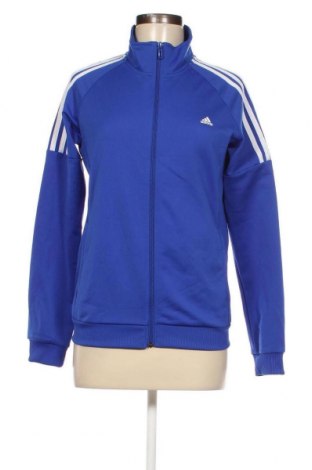 Γυναικεία αθλητική ζακέτα Adidas, Μέγεθος S, Χρώμα Μπλέ, Τιμή 21,03 €