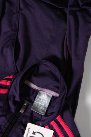 Γυναικεία αθλητική ζακέτα Adidas, Μέγεθος S, Χρώμα Βιολετί, Τιμή 21,03 €
