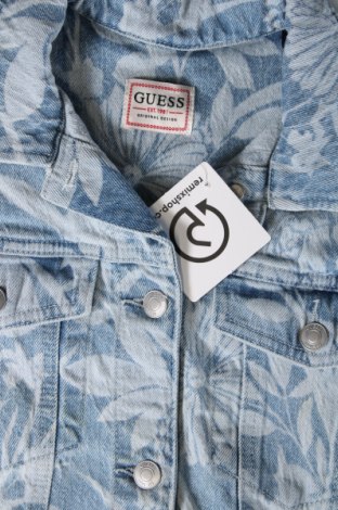 Γυναικείο μπουφάν Guess, Μέγεθος M, Χρώμα Μπλέ, Τιμή 57,31 €